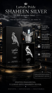 Perfume Lattafa Pride Shaheen Silver Eau de Parfum 100ml Original