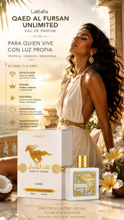 Perfume Lattafa Qaed Al Fursan Unlimited Eau de Parfum 90ml Original