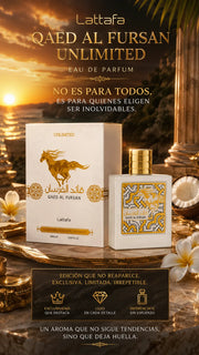Perfume Lattafa Qaed Al Fursan Unlimited Eau de Parfum 90ml Original
