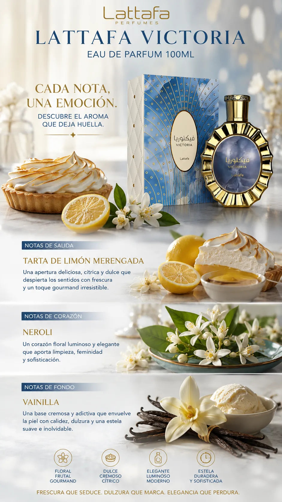 Perfume Lattafa Victoria Eau de Parfum 100ml Original