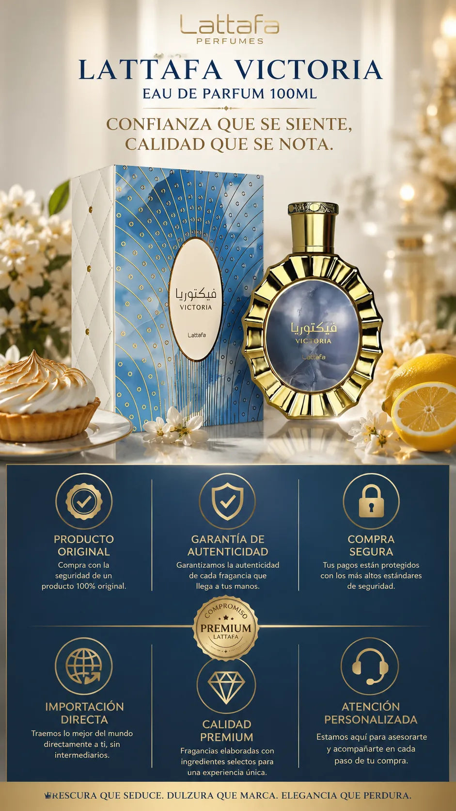 Perfume Lattafa Victoria Eau de Parfum 100ml Original