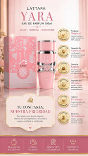 Perfume Lattafa Yara Eau de Parfum 100ml Original