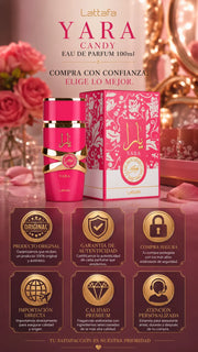 Perfume Lattafa Yara Candy Eau de Parfum 100ml Original