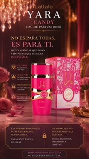 Perfume Lattafa Yara Candy Eau de Parfum 100ml Original