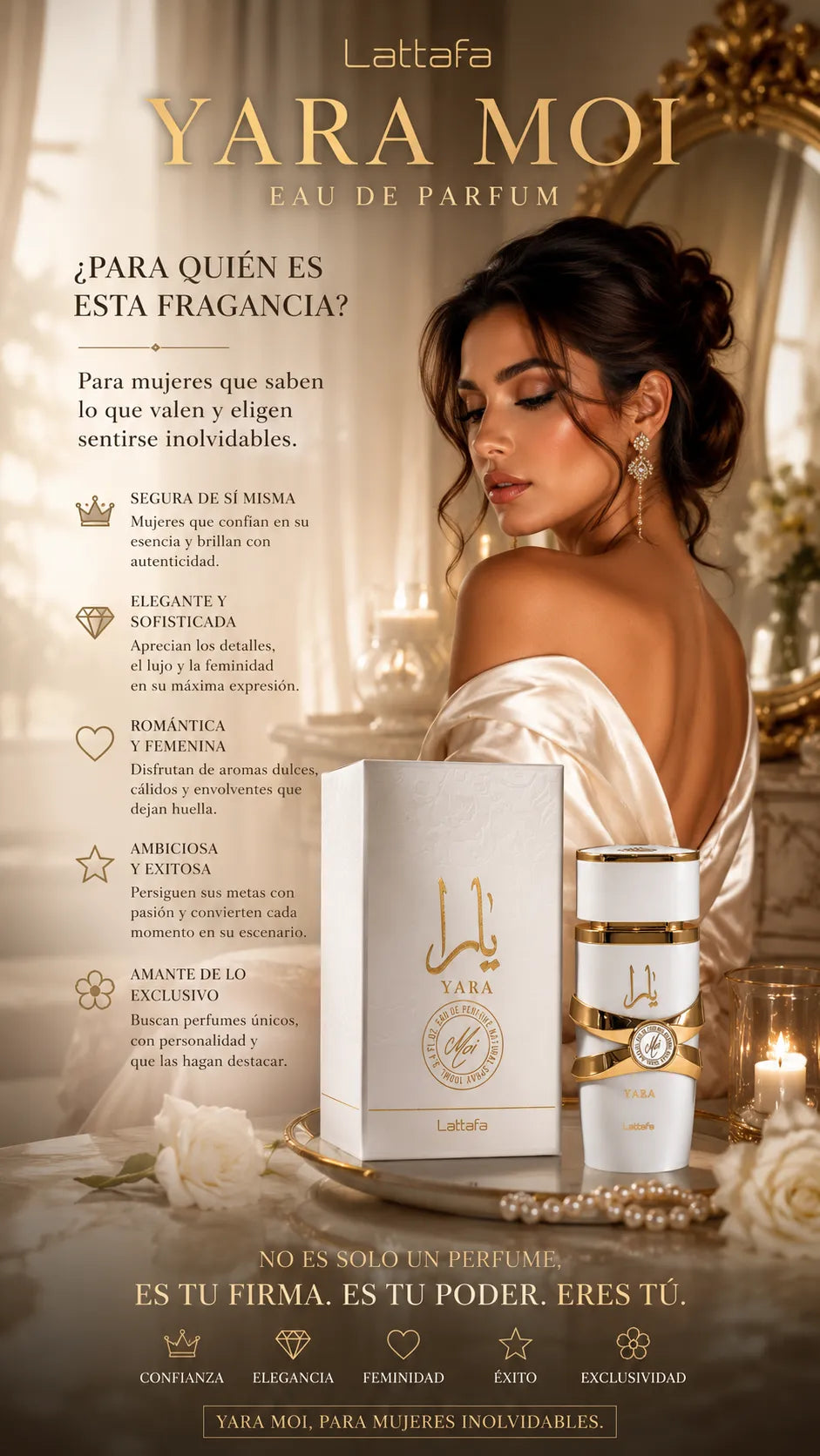 Perfume Lattafa Yara Moi Eau de Parfum 100ml Original
