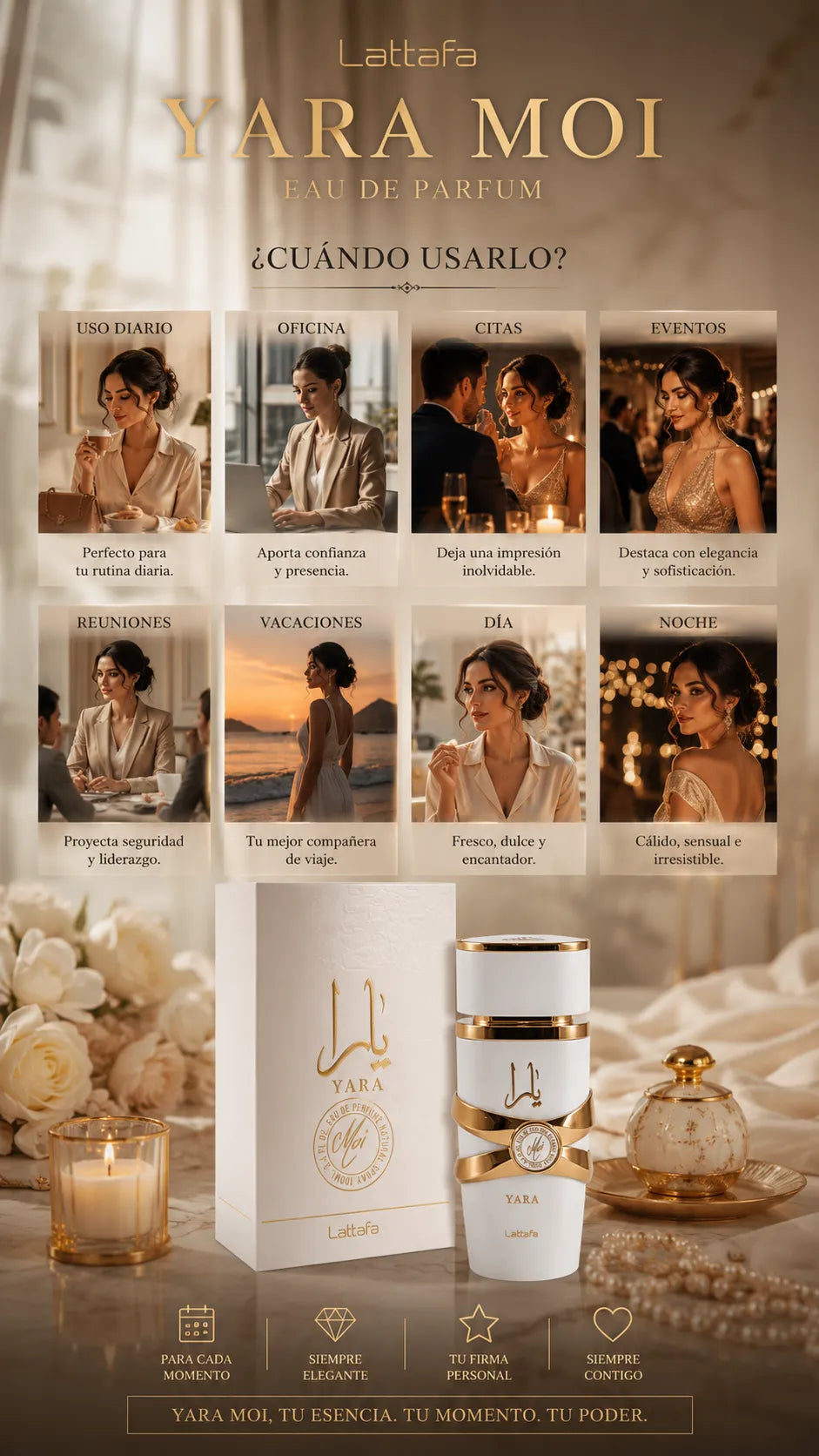Perfume Lattafa Yara Moi Eau de Parfum 100ml Original