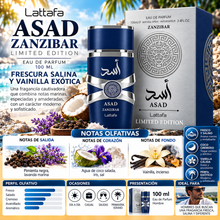 Lattafa Asad Zanzibar Limited Edition Eau de Parfum 100ml Original
