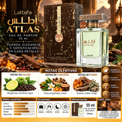Lattafa Atlas Eau de Parfum 55ml - La esencia del océano