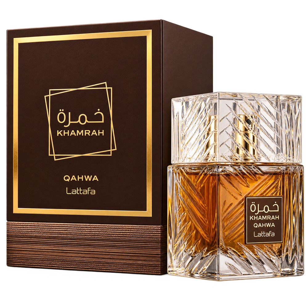 Lattafa Khamrah Qahwa Eau de Parfum 100ml Original - La Elegancia del Café Árabe