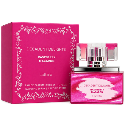 Lattafa Decadent Delights Raspberry Macaron Eau de Parfum 50ml Original