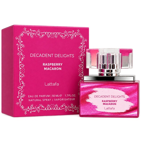 Lattafa Decadent Delights Raspberry Macaron Eau de Parfum 50ml Original
