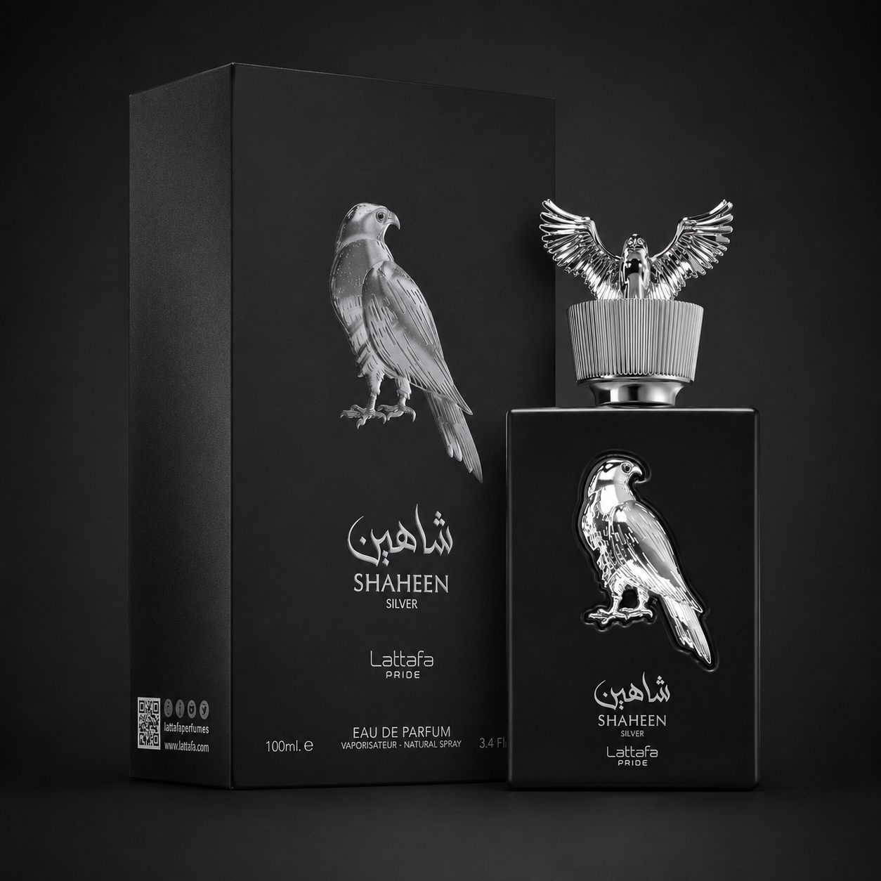 Perfume Lattafa Pride Shaheen Silver Eau de Parfum 100ml Original