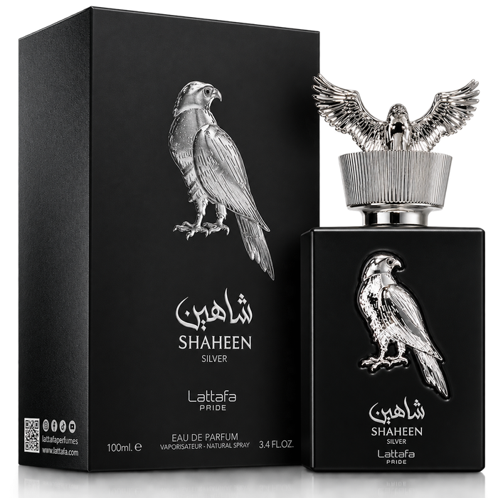 Lattafa Pride Shaheen Silver Eau de Parfum 100ml Original - Elegancia Inigualable