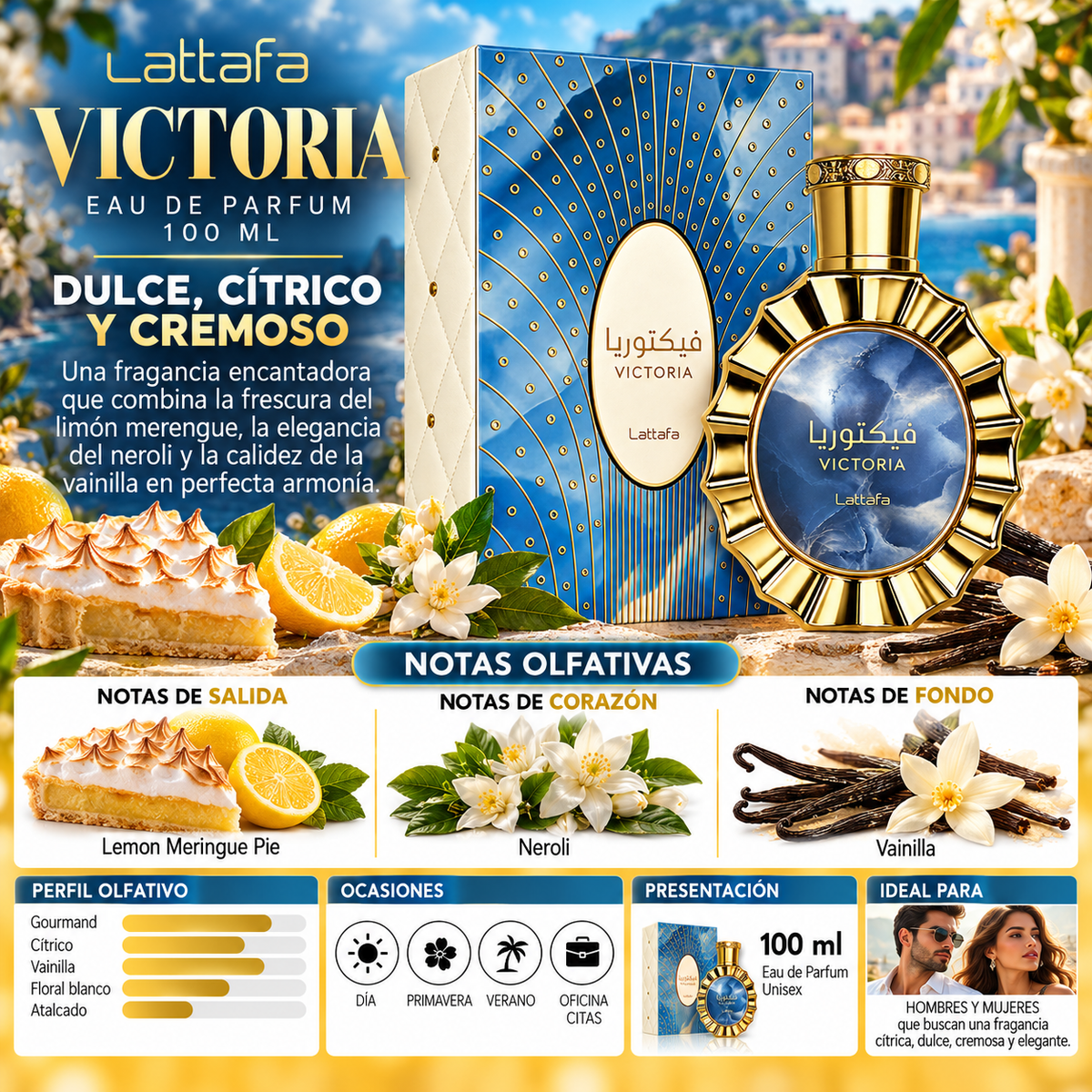 Lattafa Victoria Eau de Parfum 100ml Original - La Esencia de la Elegancia — imagen 2