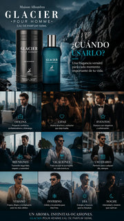 Perfume Maison Alhambra Glacier Pour Homme Eau de Parfum 100ml Original