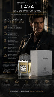 Perfume Maison Alhambra Lava Eau de Parfum 100ml Original