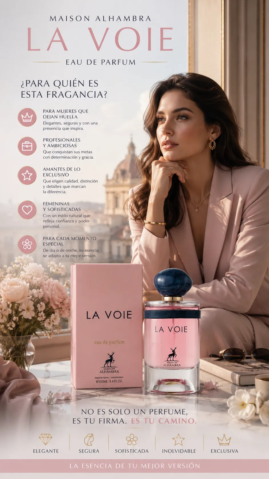 Perfume Maison Alhambra La Voie Eau de Parfum 100ml Original