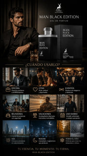 Perfume Maison Alhambra Man Black Edition Eau de Parfum 100ml Original