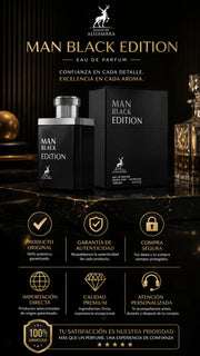 Perfume Maison Alhambra Man Black Edition Eau de Parfum 100ml Original