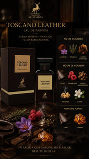 Perfume Maison Alhambra Toscano Leather Eau de Parfum 80ml Original