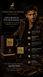 Perfume Maison Alhambra Toscano Leather Eau de Parfum 80ml Original