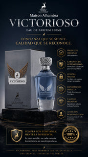 Perfume Maison Alhambra Victorioso Eau de Parfum 100ml Original