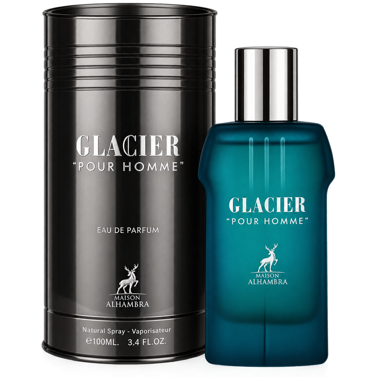 Maison Alhambra Glacier Pour Homme Eau de Parfum 100ml Original — imagen 1