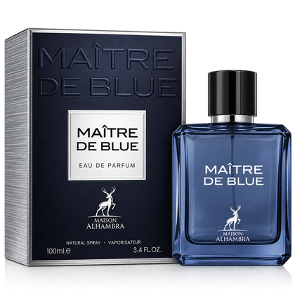 Maison Alhambra Maître De Blue Eau de Parfum 100ml Original - Elegancia Masculina