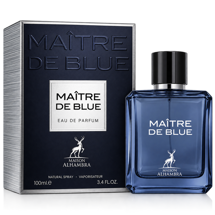 Maison Alhambra Maître De Blue Eau de Parfum 100ml Original - Elegancia Masculina