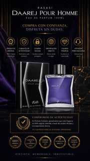 Perfume Rasasi Daarej Pour Homme Eau de Parfum 100ml Original