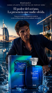 Perfume Rasasi Hawas Atlantis For Him Eau de Parfum 100ml Original