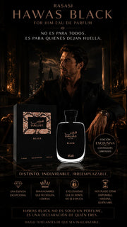 Perfume Rasasi Hawas Black For Him Eau de Parfum 100ml Original