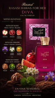 Perfume Rasasi Hawas For Her Diva Eau de Parfum 100ml Original