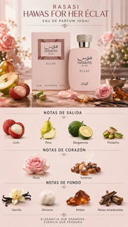Perfume Rasasi Hawas For Her Éclat Eau de Parfum 100ml Original