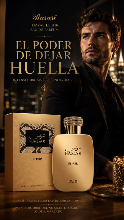 Perfume Rasasi Hawas Elixir Eau de Parfum 100ml Original