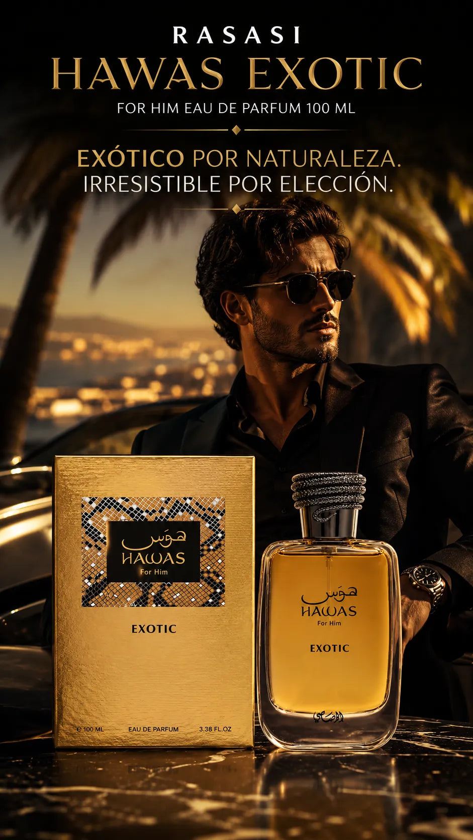 Perfume Rasasi Hawas Exotic For Him Eau de Parfum 100ml Original