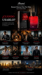 Perfume Rasasi Hawas Fire For Him Eau de Parfum 100ml Original