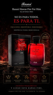 Perfume Rasasi Hawas Fire For Him Eau de Parfum 100ml Original