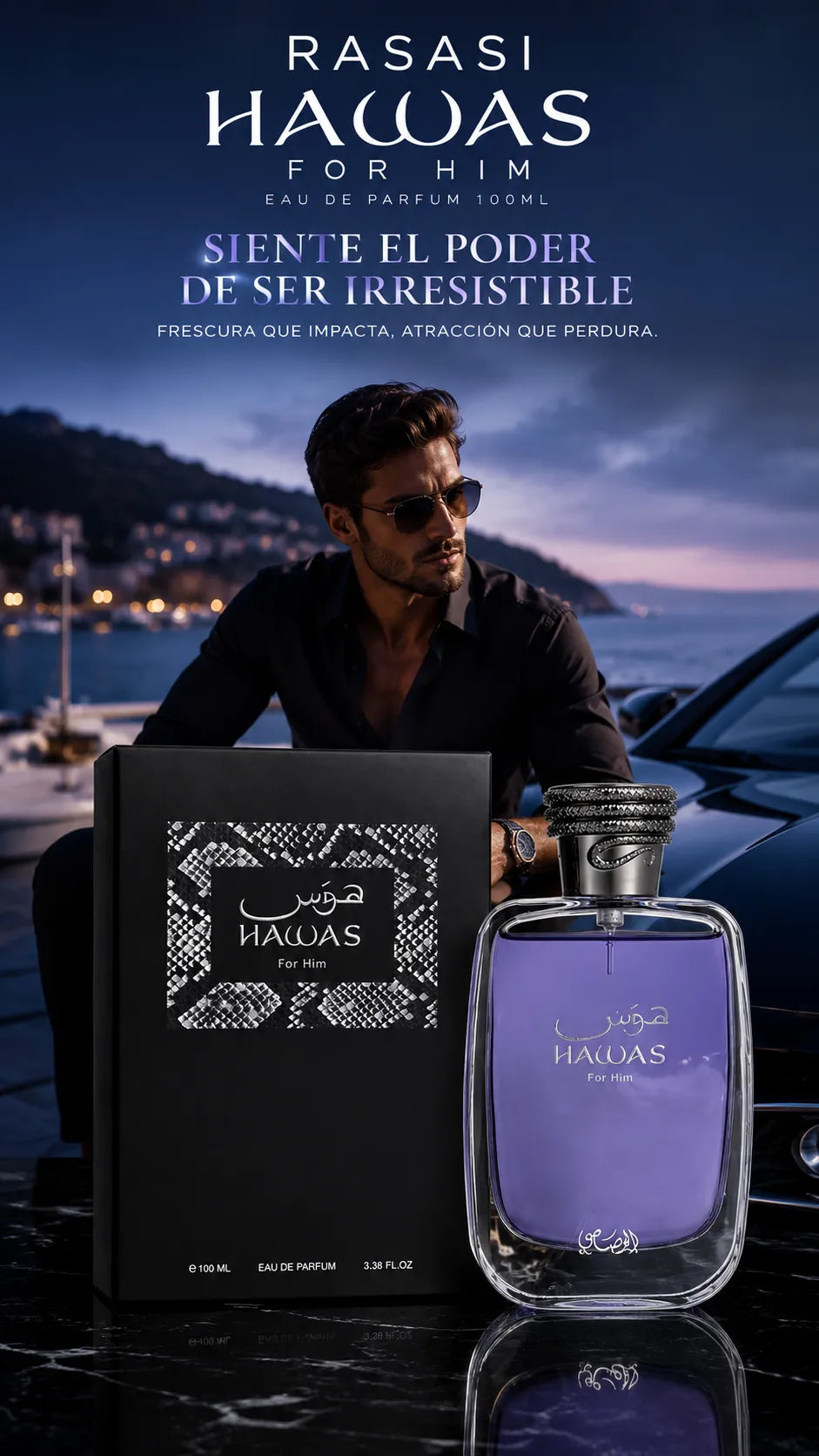 Perfume Rasasi Hawas For Him Eau de Parfum 100ml Original