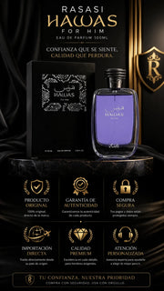 Perfume Rasasi Hawas For Him Eau de Parfum 100ml Original