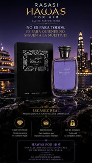 Perfume Rasasi Hawas For Him Eau de Parfum 100ml Original