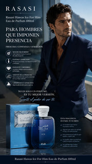 Perfume Rasasi Hawas Ice For Him Eau de Parfum 100ml Original