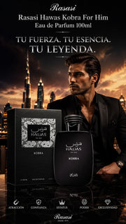 Perfume Rasasi Hawas Kobra For Him Eau de Parfum 100ml Original