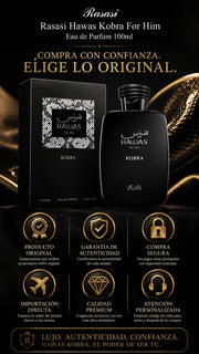 Perfume Rasasi Hawas Kobra For Him Eau de Parfum 100ml Original