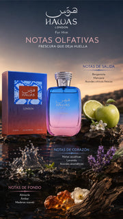 Perfume Rasasi Hawas London For Him Eau de Parfum 100ml Original