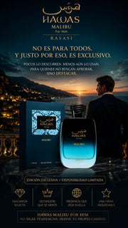 Perfume Rasasi Hawas Malibu For Him Eau de Parfum 100ml Original