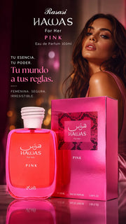 Perfume Rasasi Hawas For Her Pink Eau de Parfum 100ml Original