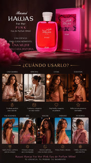Perfume Rasasi Hawas For Her Pink Eau de Parfum 100ml Original
