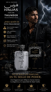 Perfume Hawas For Him Thunder Eau de Parfum 100ml Original