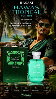 Perfume Rasasi Hawas Tropical For Him Eau de Parfum 100ml Original